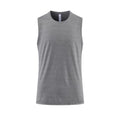 Men Vest Gym Clothing Bodybuilding Sleeveless Shirt Workout Sports Singlets Gray